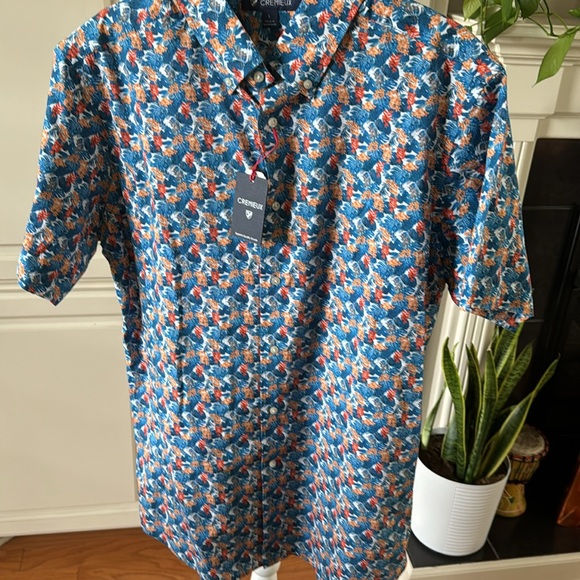 Cremieux
Blue Label Tropical Floral Poplin Short-Sleeve Woven Shirt - Picture 2 of 3